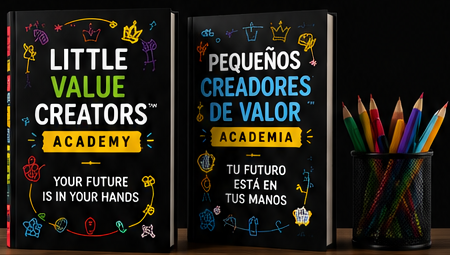 Little Value Creators Academy book — English & Español editions