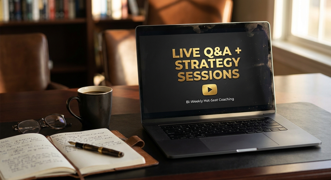 Live Q&A + Strategy Sessions